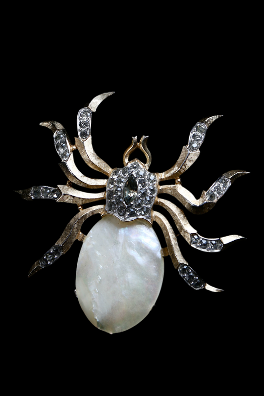 RARE 1950’s Alfred Philippe Spider Brooch