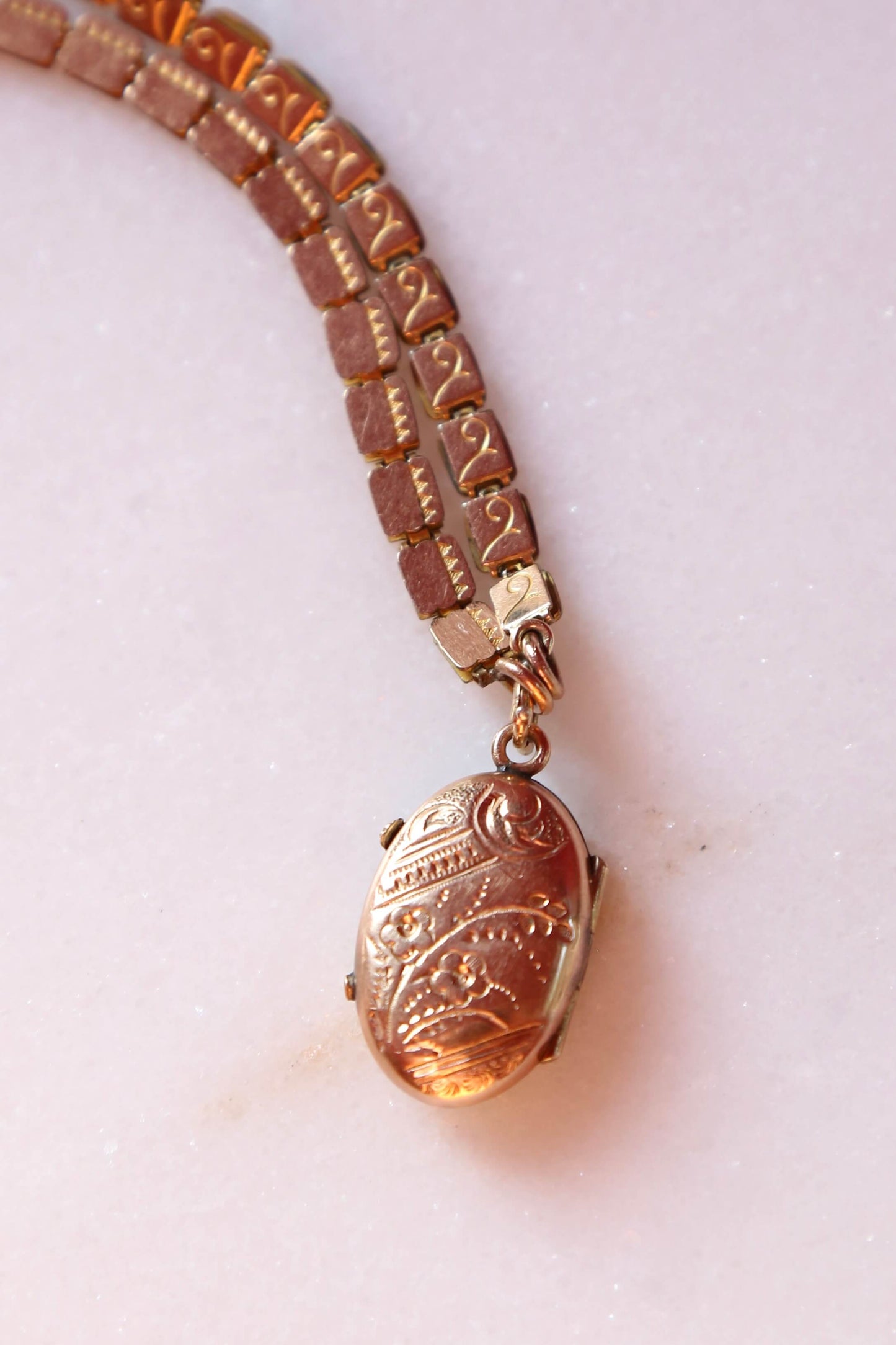 1890's Enamel Squirrel Locket