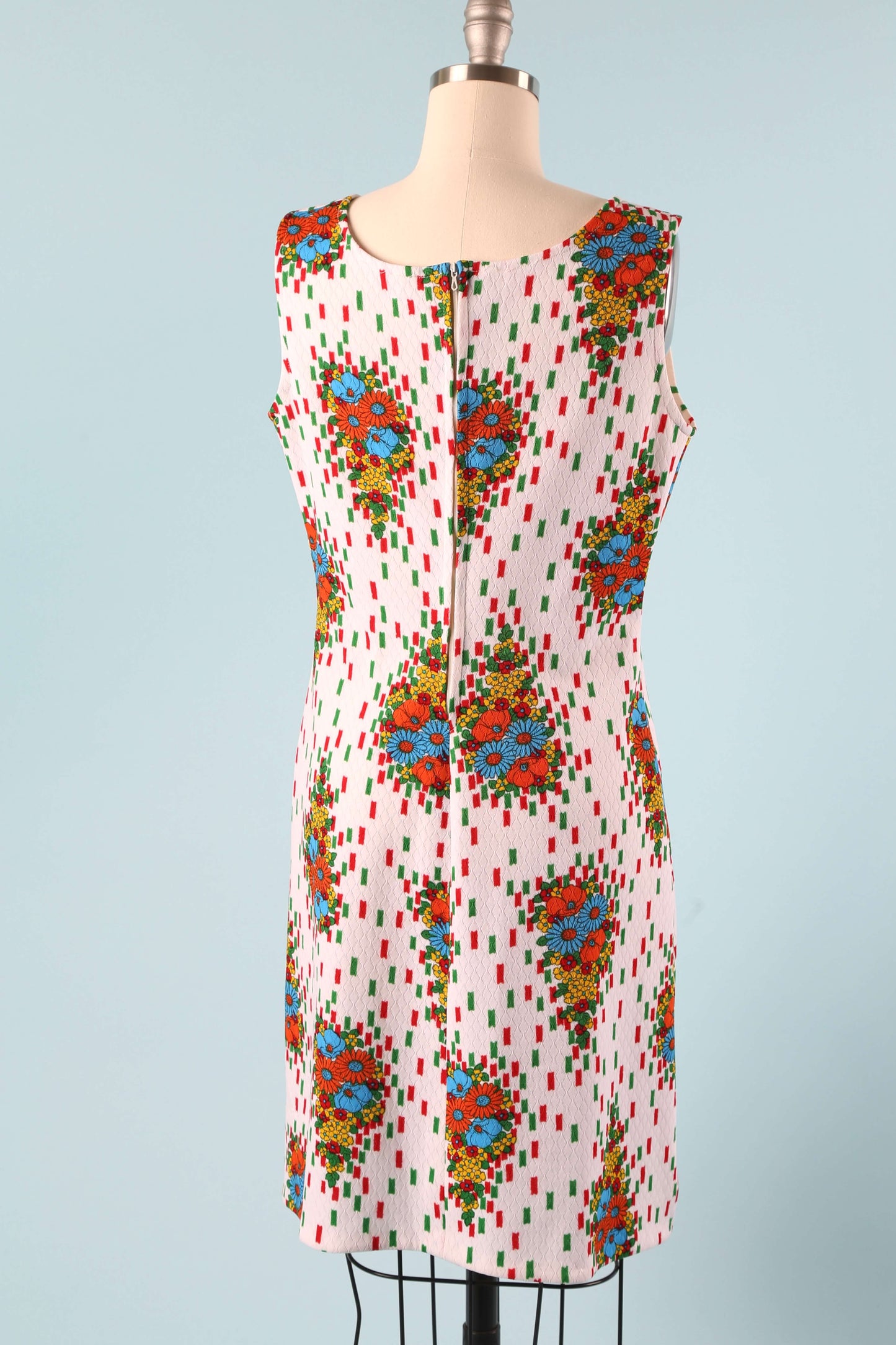 1960's Paris Floral Shift Dress