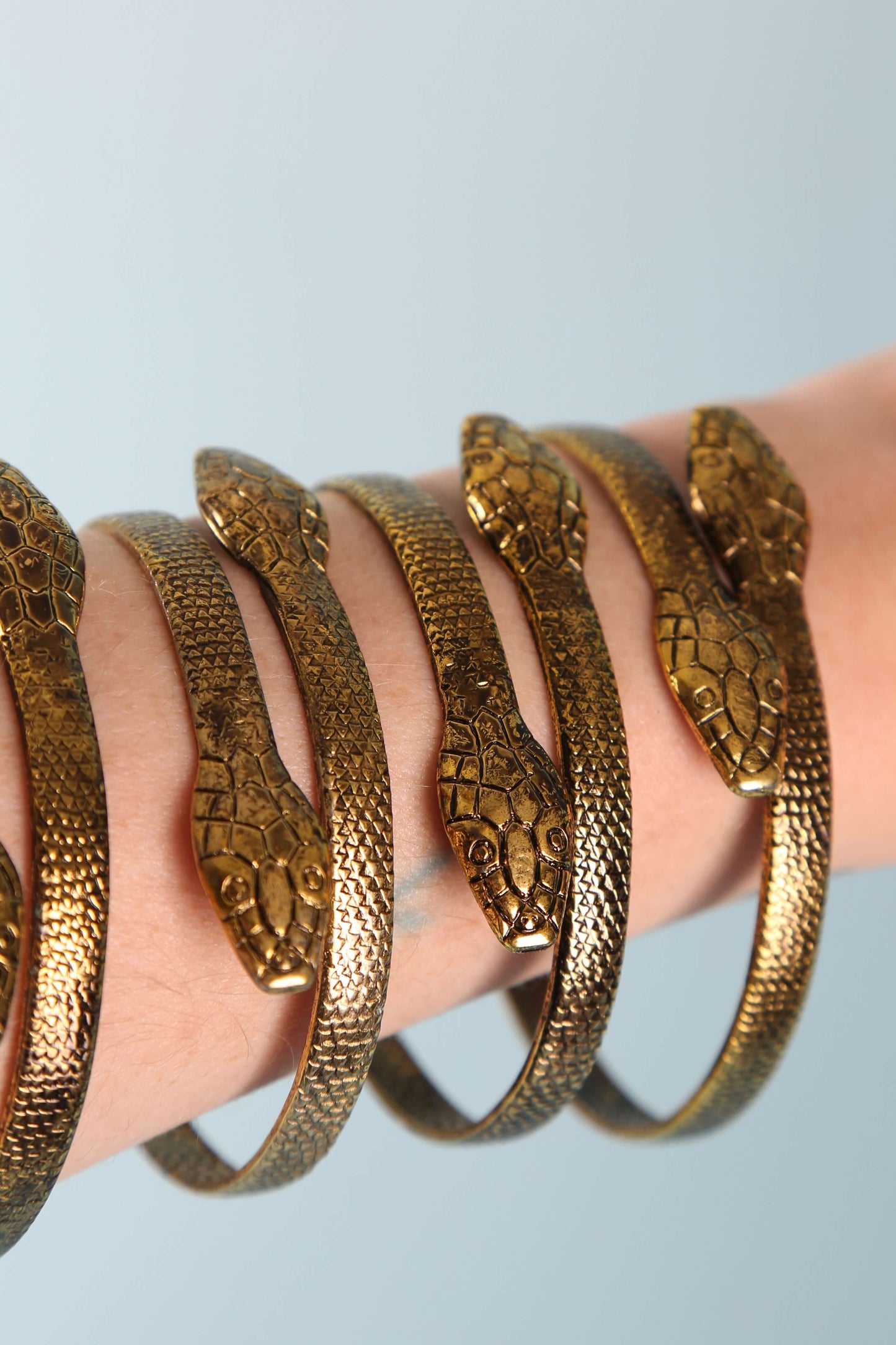 1970's Deadstock Snake Arm Cuff/  Bracelets