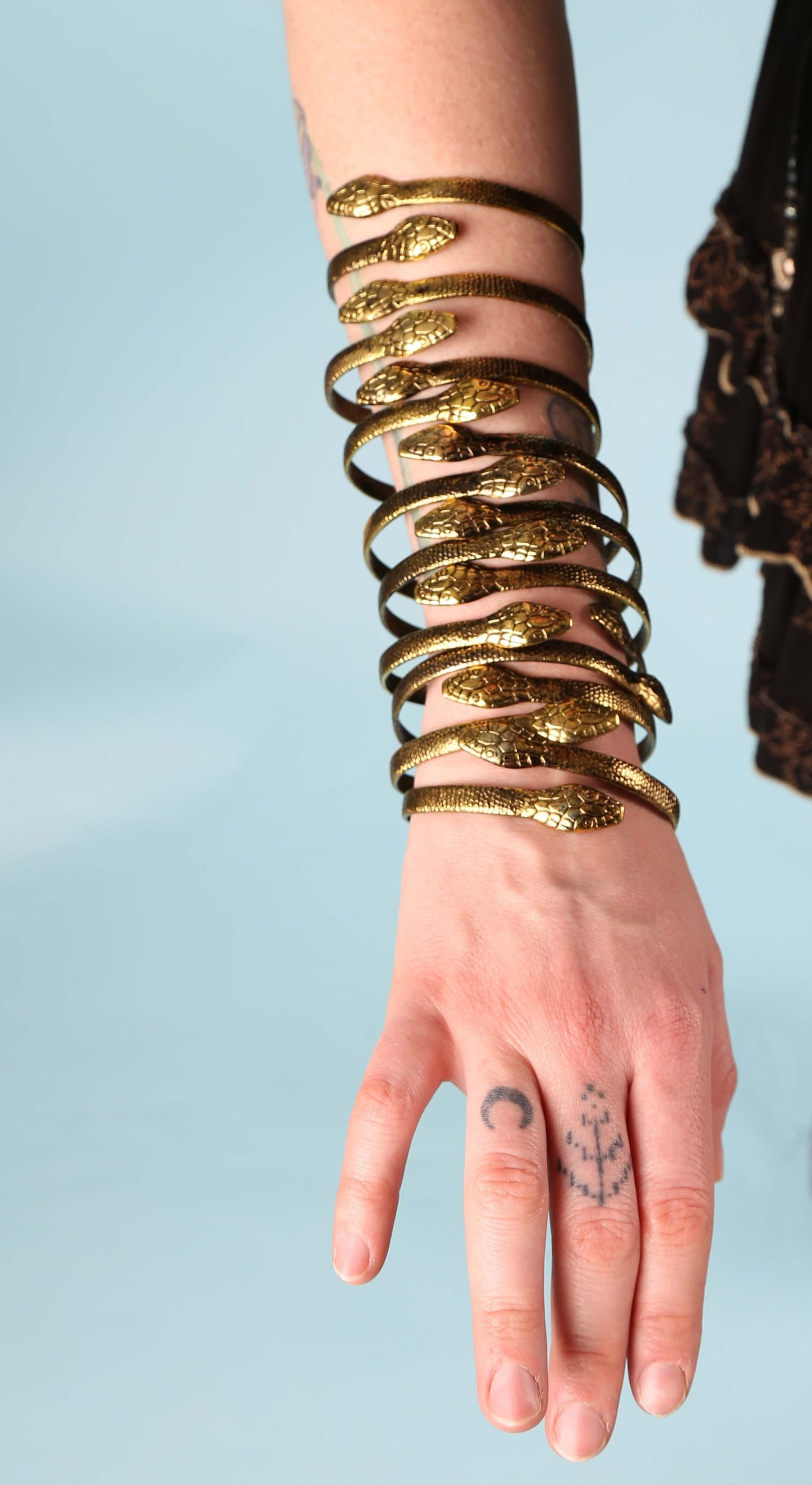 1970's Deadstock Snake Arm Cuff/  Bracelets