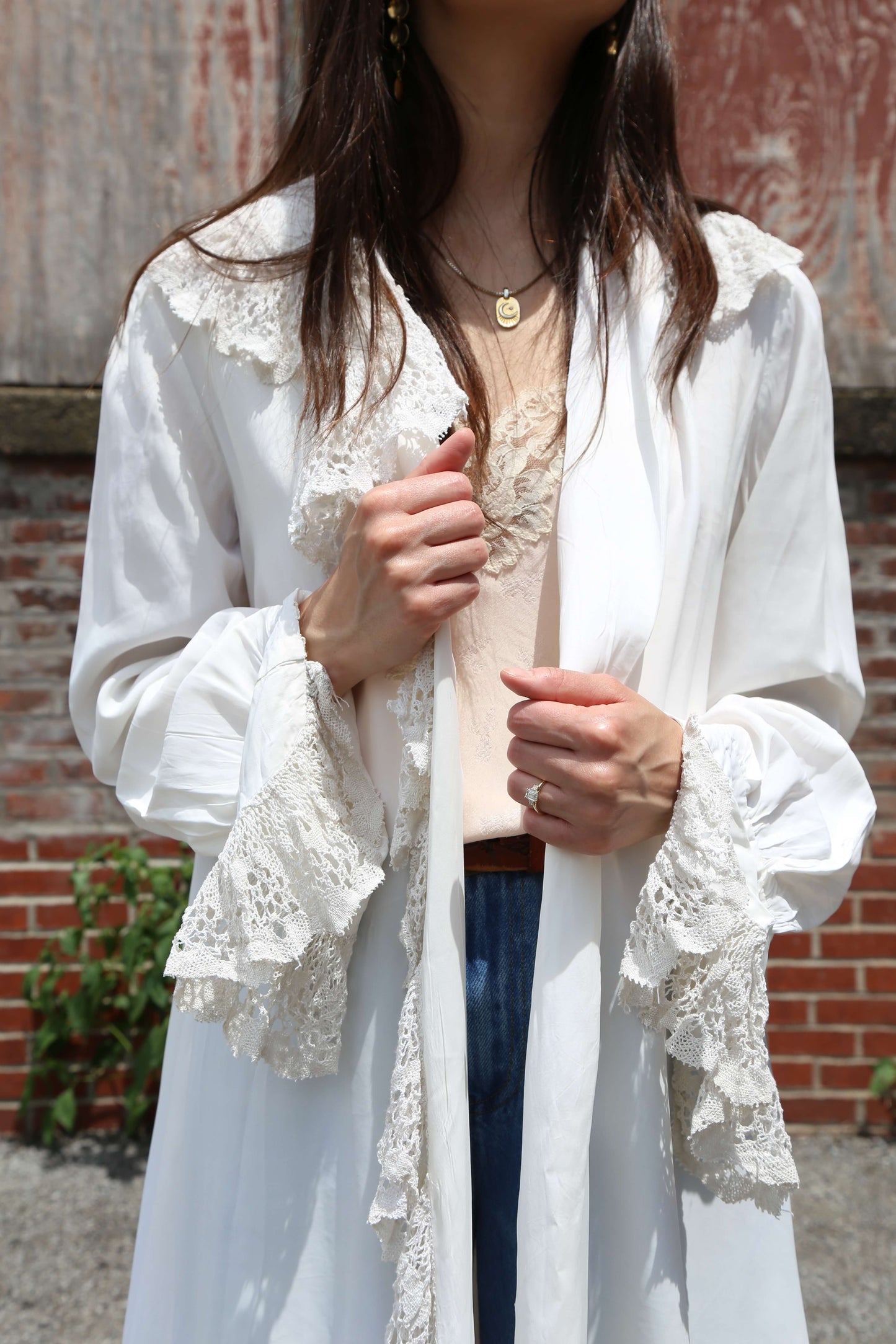 1910's Ruffled Duster Robe