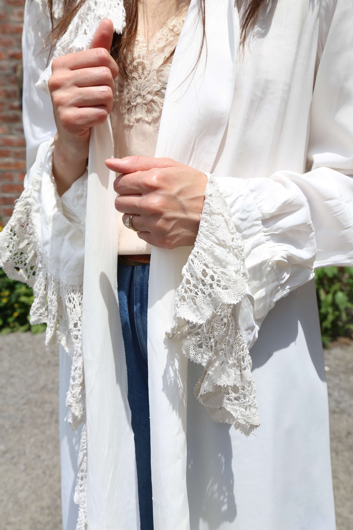 1910's Ruffled Duster Robe