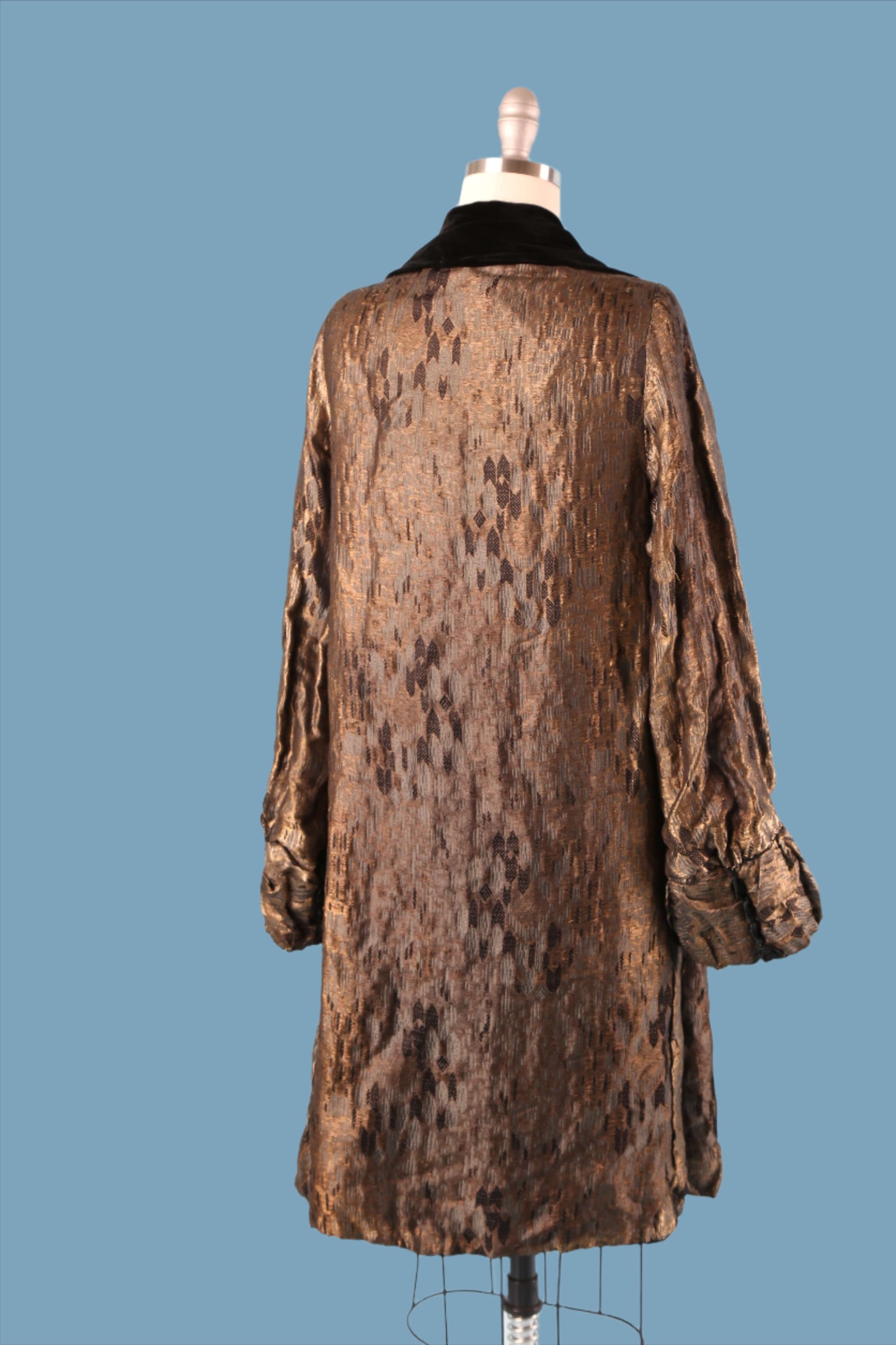 1920's RARE Museum Worthy Reversible Lamé Coat