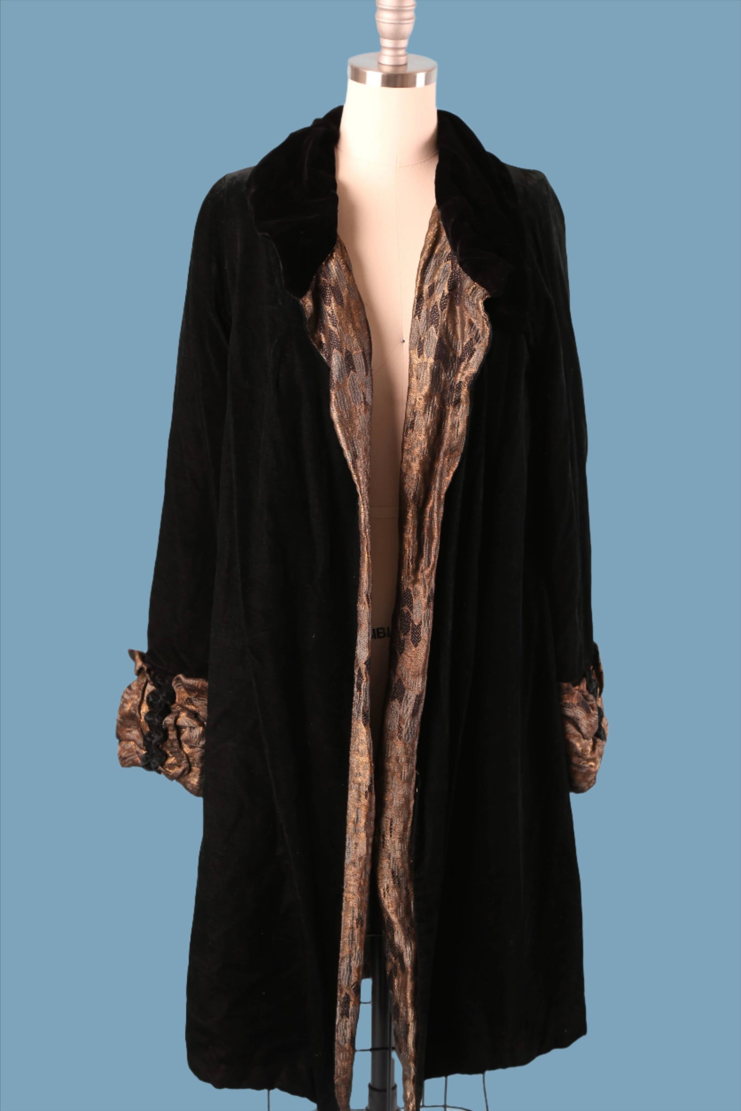 1920's RARE Museum Worthy Reversible Lamé Coat