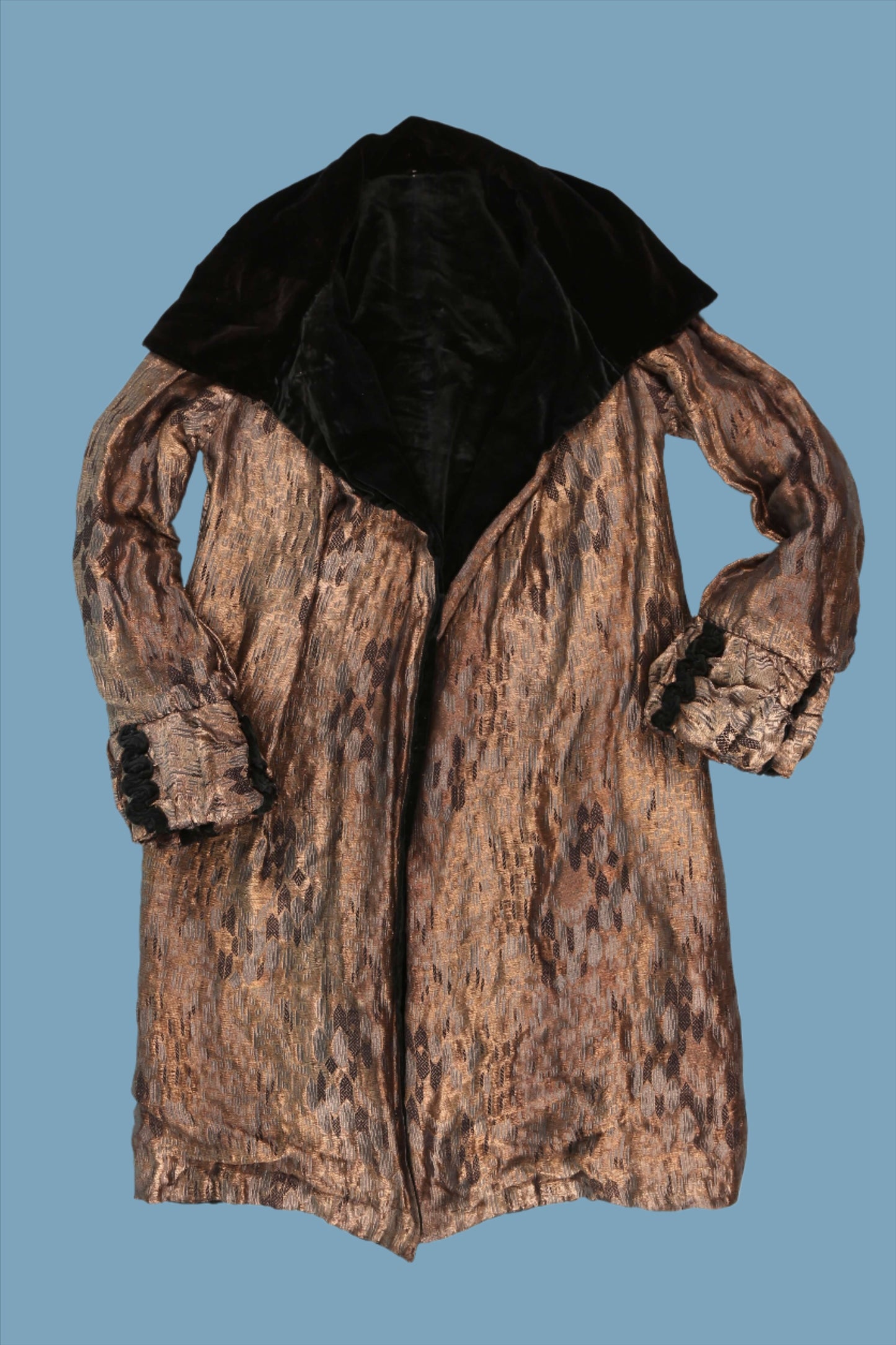 1920's RARE Museum Worthy Reversible Lamé Coat