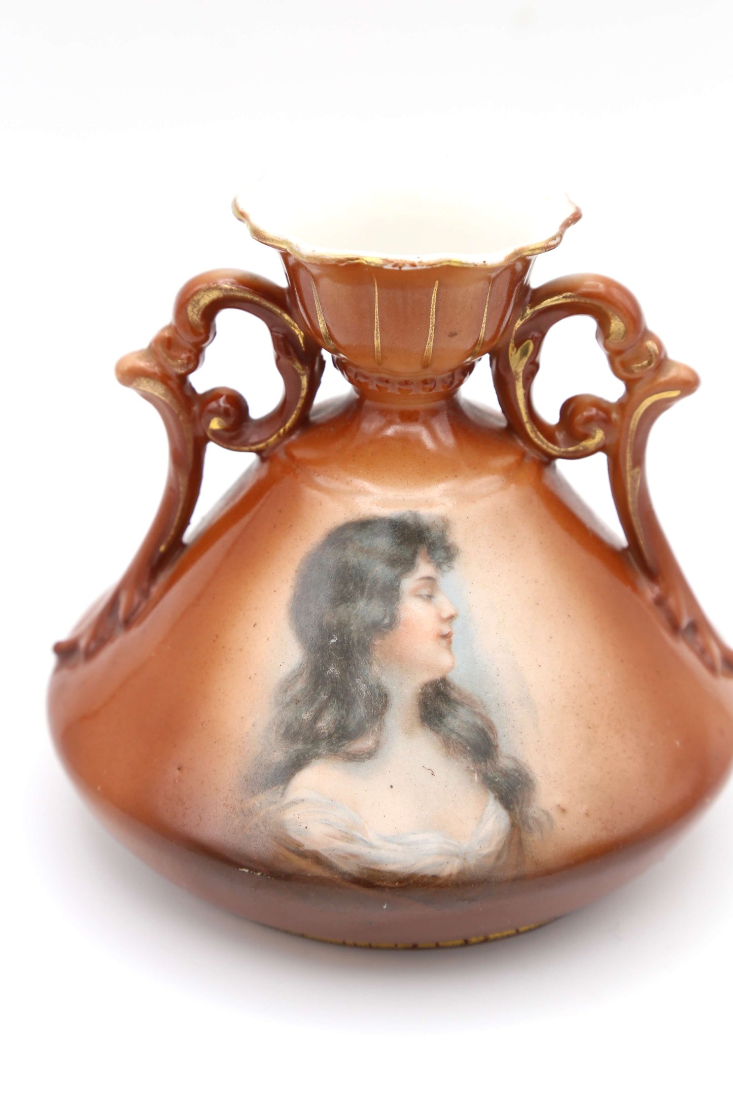 1900's Austrian Portrait Vase