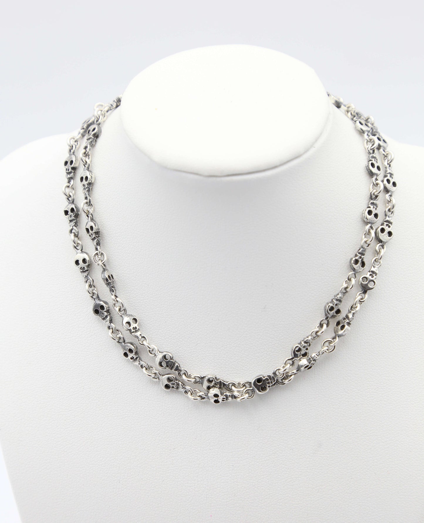 Sterling Silver Skull Chain