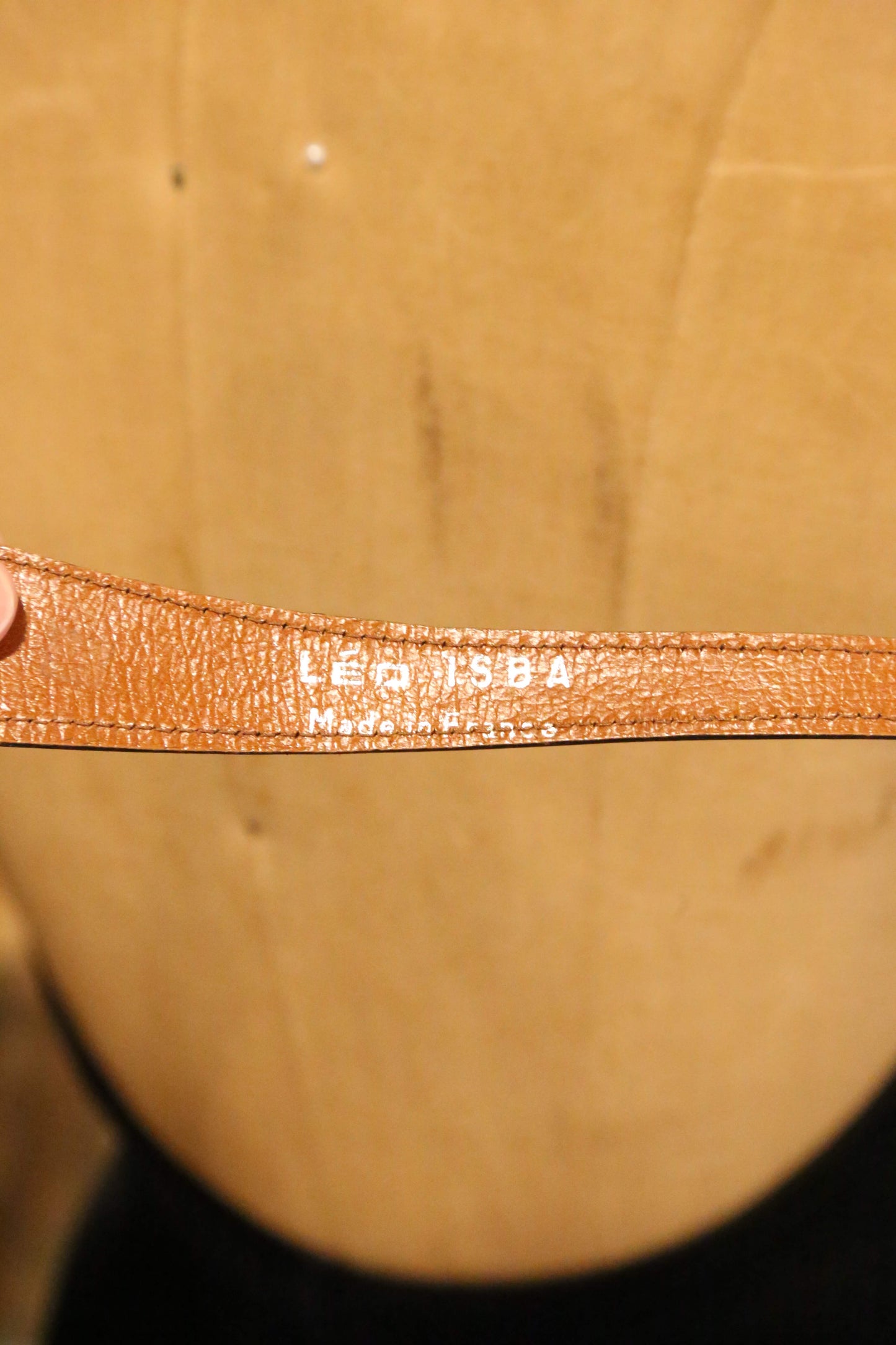 1980's Leo Isba French Leaf Belt