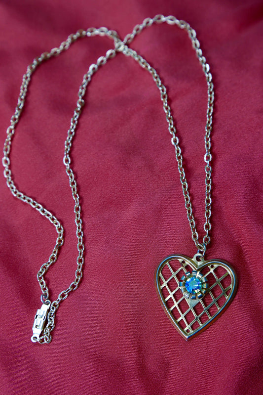 1960's Aurora Heart Necklace